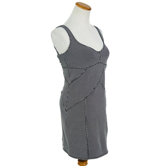 Free People Intimately Sexy Black & White Polka Dot Bodycon Mini Dress - Picture 8 of 16